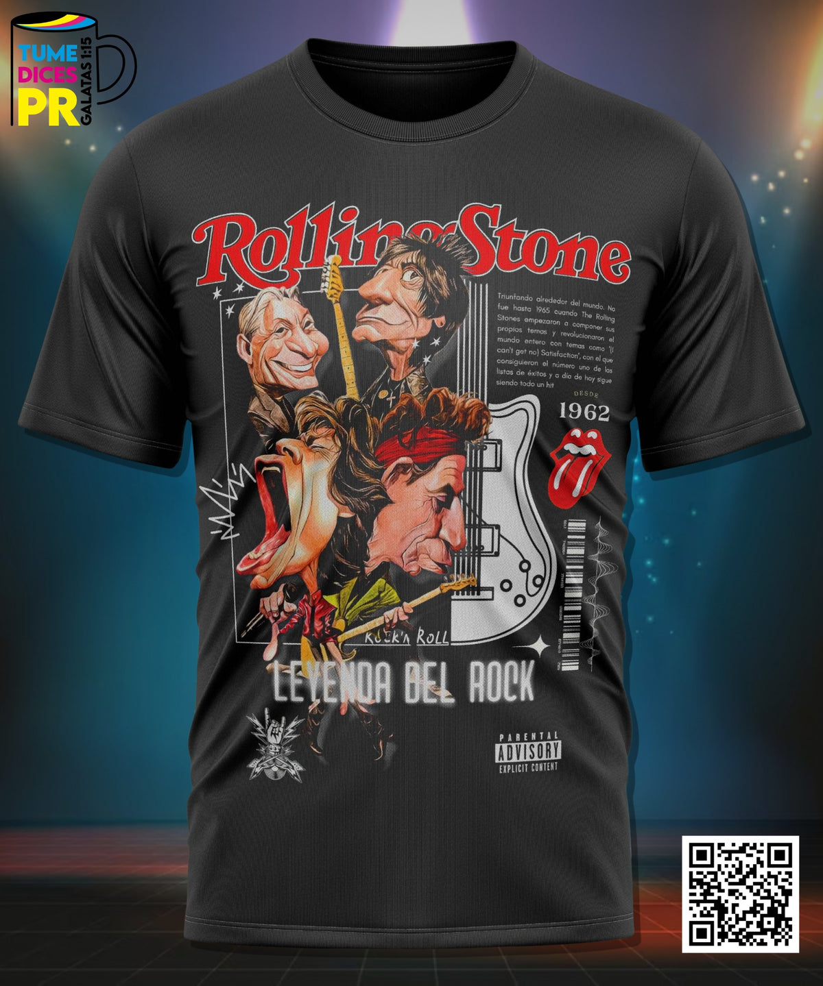 Camiseta Rolling Stones