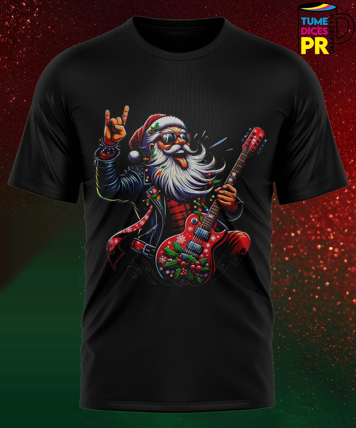 Camiseta Santa Claus | Algodón y poliéster | Tallas S–XL