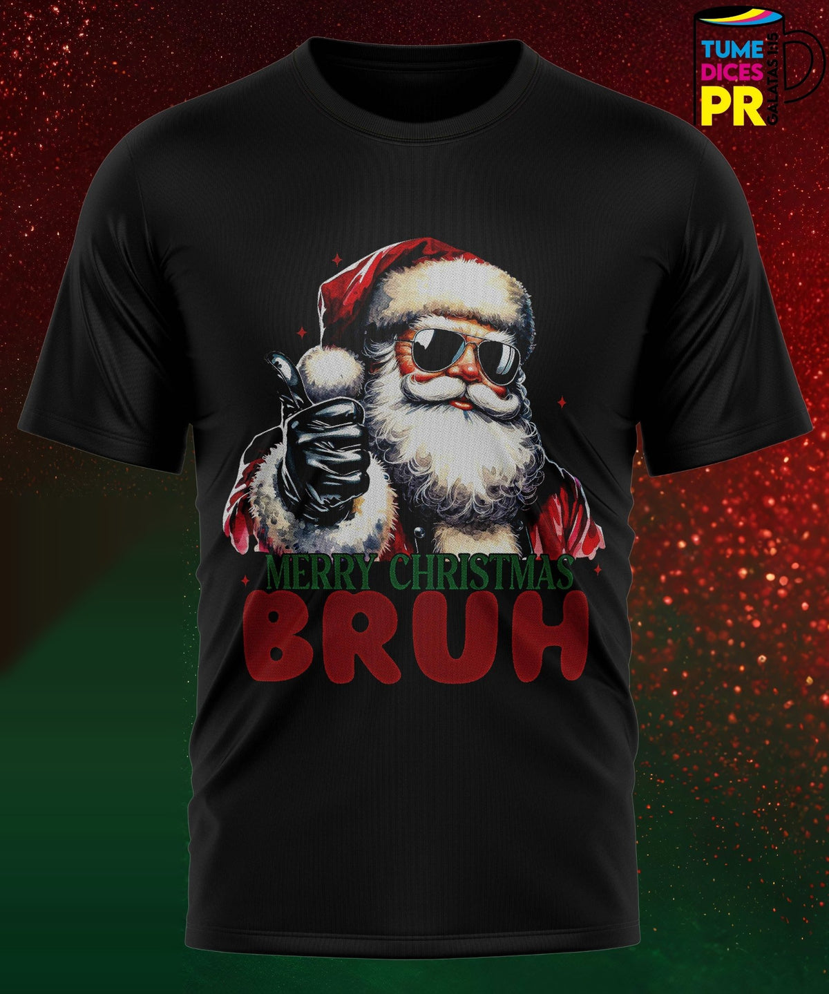 Camiseta Santa Claus | Algodón y poliéster | Tallas S–XL