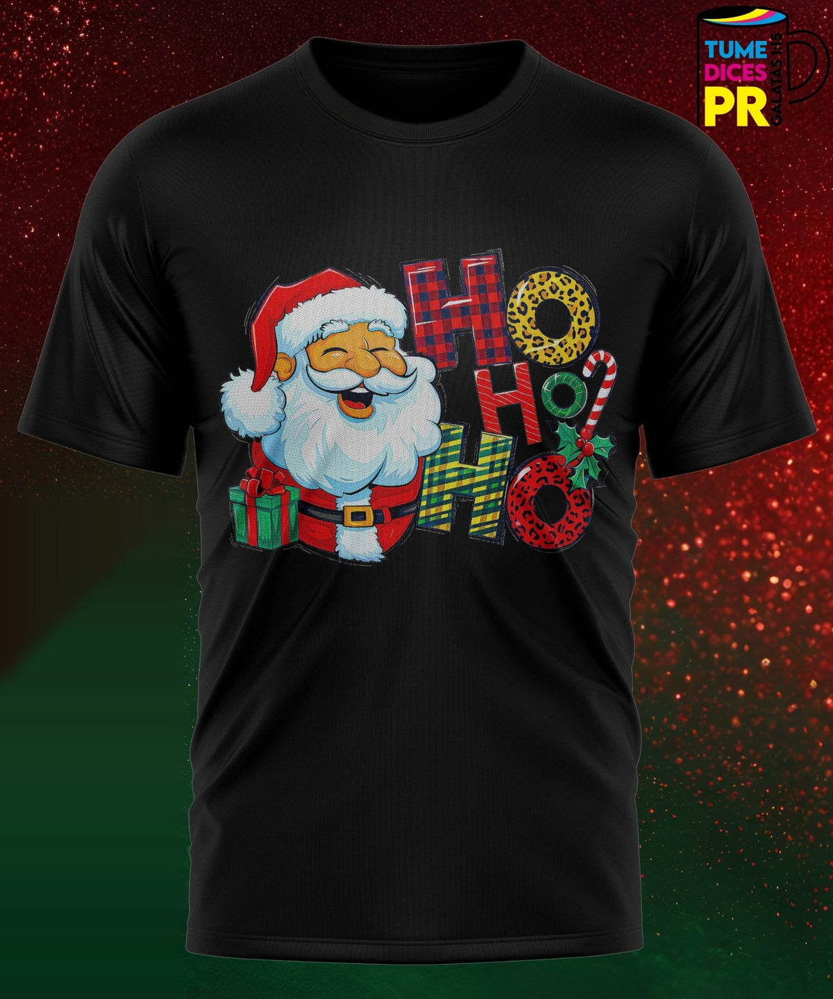 Camiseta Santa Claus | Algodón y poliéster | Tallas S–XL