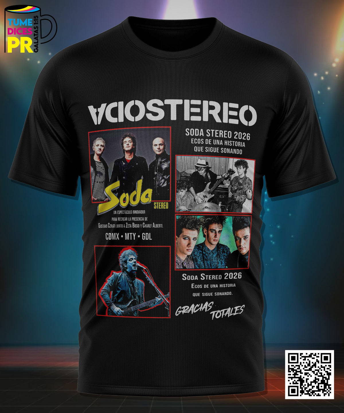 Camiseta Soda Stereo
