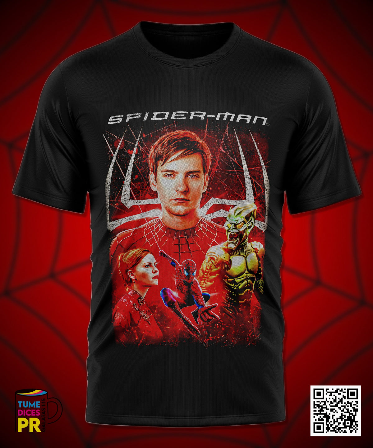 Camiseta SPIDERMAN 2 | Algodón y poliéster | Tallas S–XL