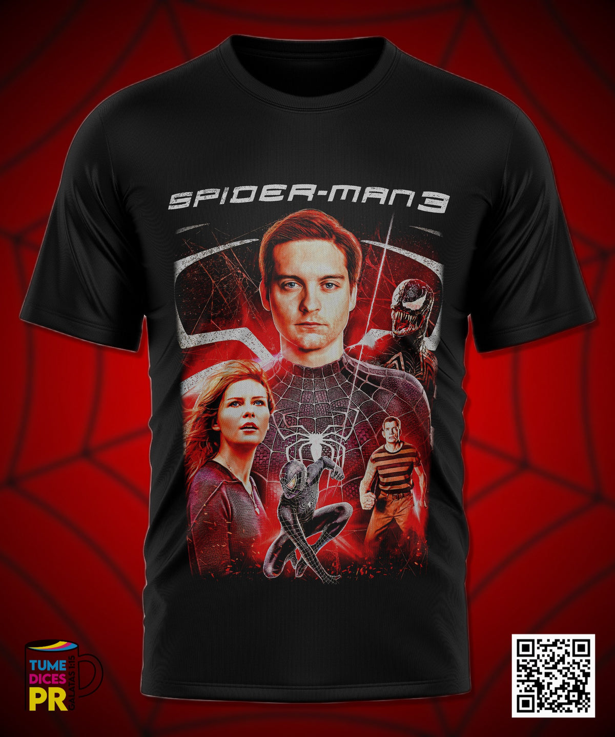 Camiseta SPIDERMAN 2 | Algodón y poliéster | Tallas S–XL