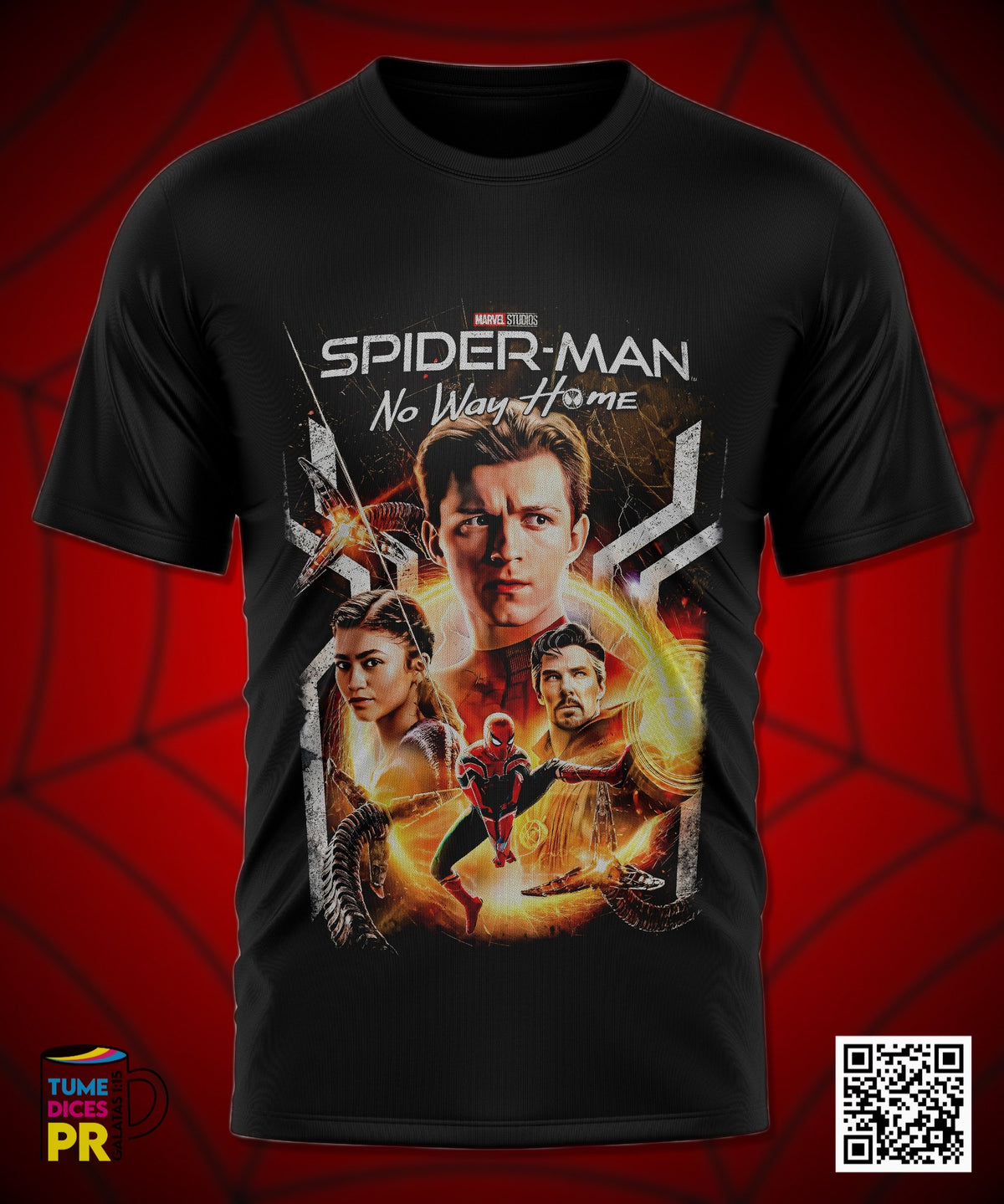 Camiseta SPIDERMAN 2 | Algodón y poliéster | Tallas S–XL