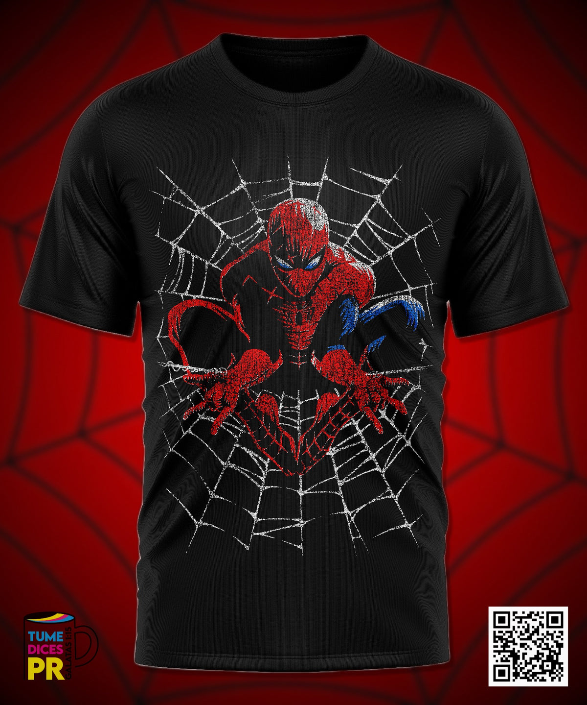 Camiseta SPIDERMAN 2 | Algodón y poliéster | Tallas S–XL