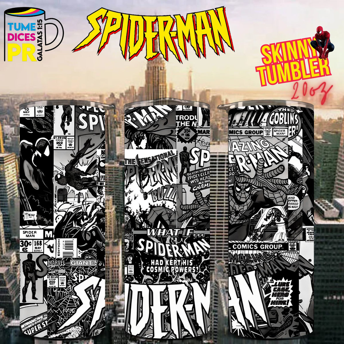 Tumbler Spiderman 2 - Imagen 6