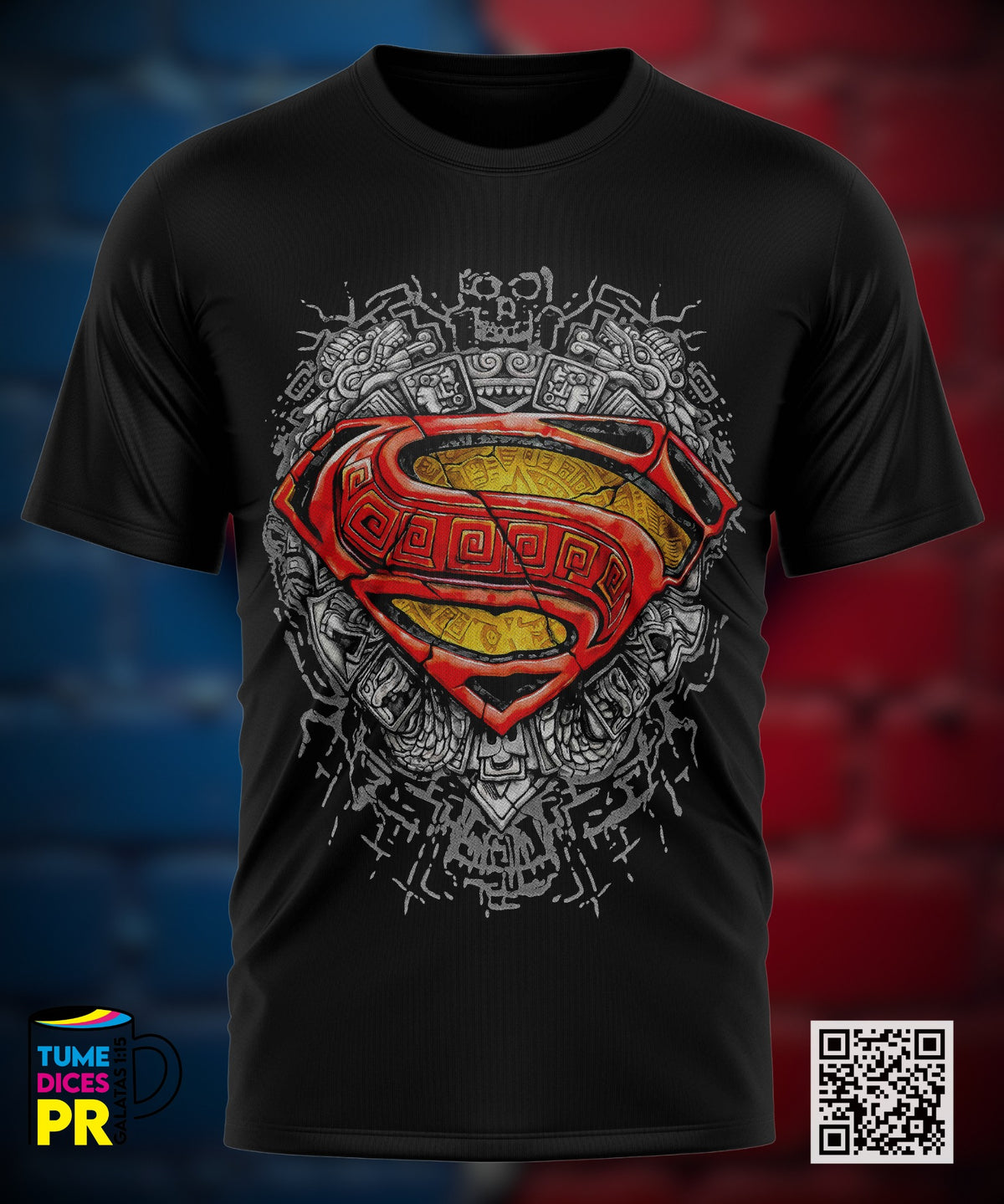 Camiseta SUPERMAN | Algodón y poliéster | Tallas S–XL
