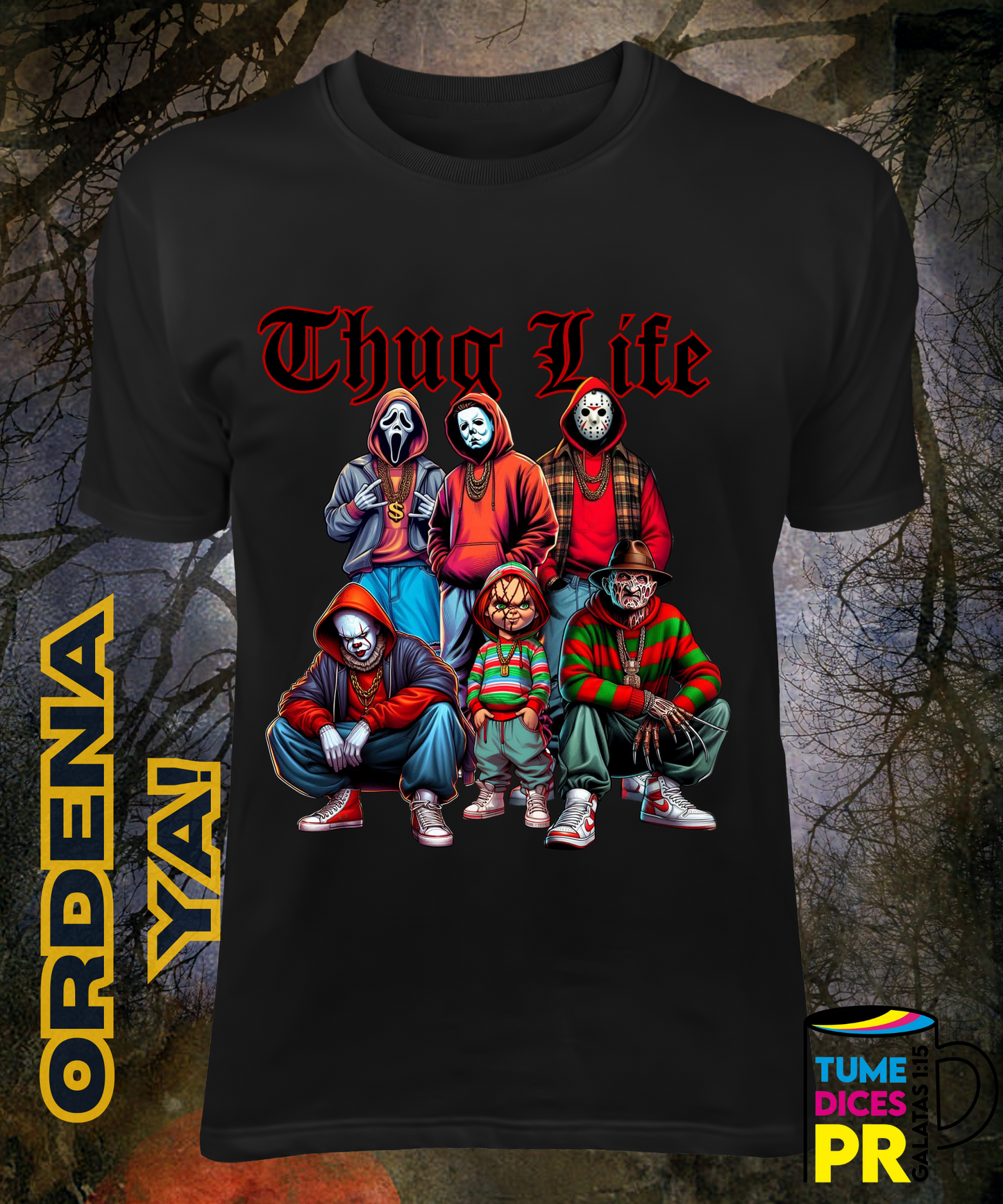 Camiseta Halloween THUG LIFE