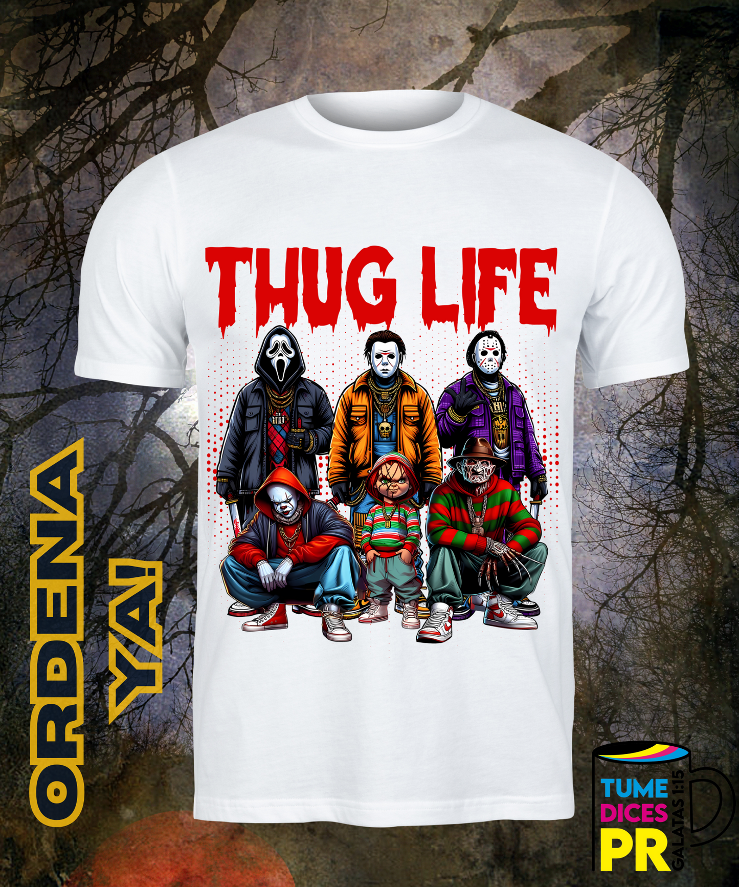 Camiseta Halloween THUG LIFE