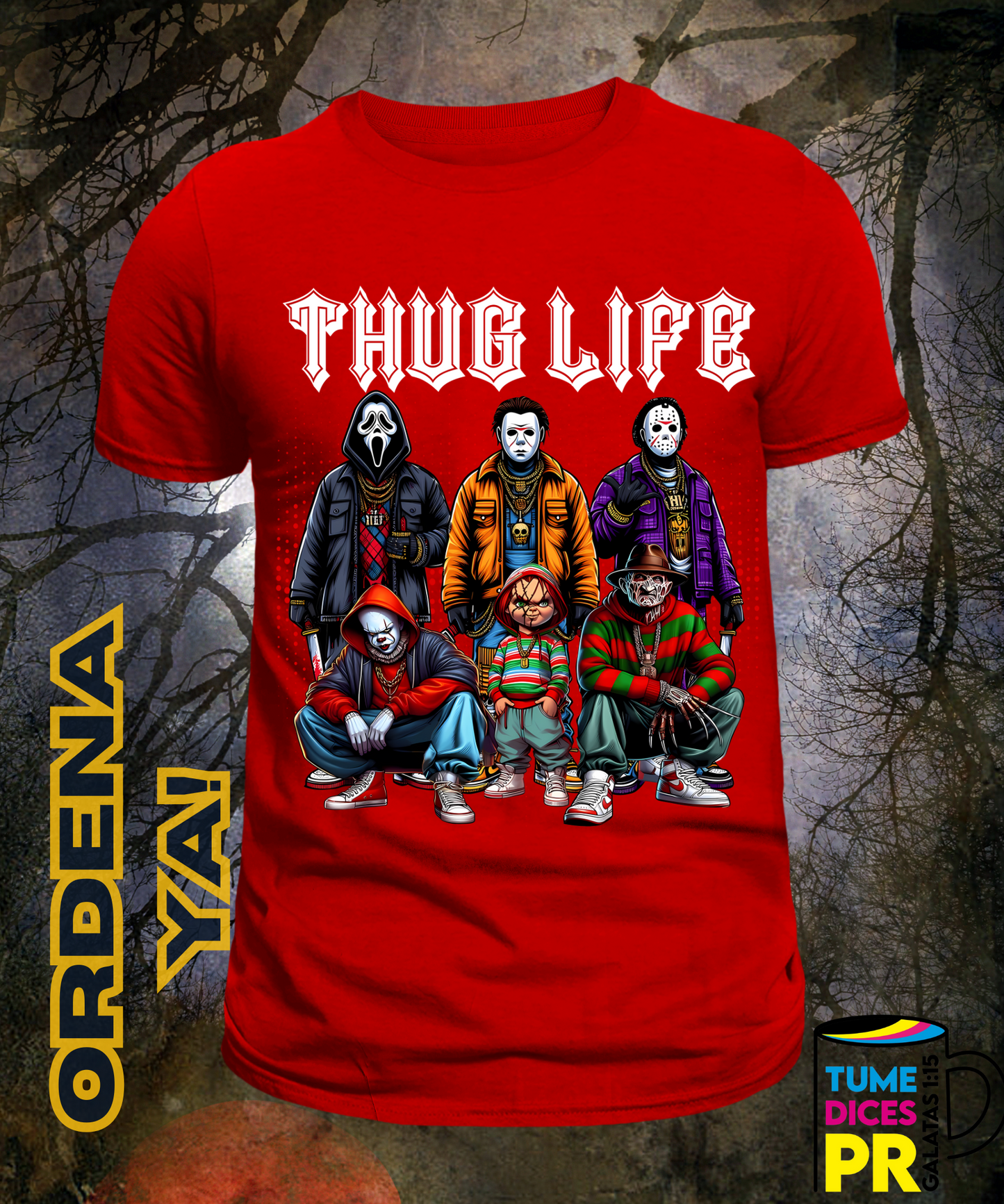 Camiseta Halloween THUG LIFE