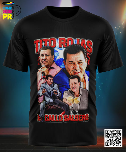 Camiseta TITO ROJAS | Algodón y poliéster | Tallas S–XL