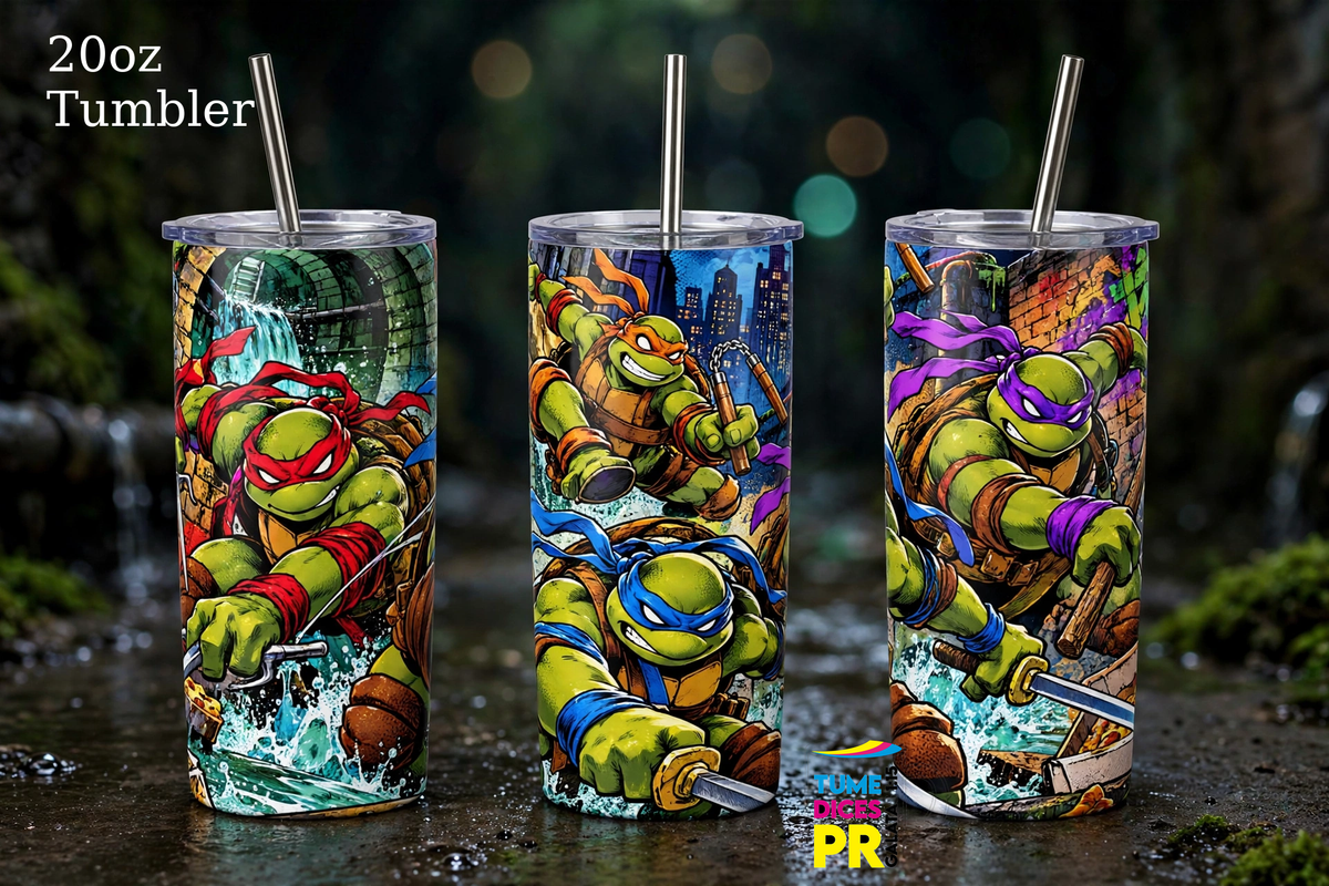 Tumbler Tortugas Ninja - Diseño 5