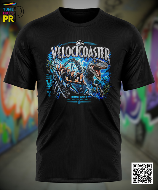 Camiseta VELOCICOASTER | Algodón y poliéster | Tallas S–XL