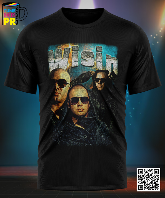Camiseta Wisin | Algodón y poliéster | Tallas S–XL