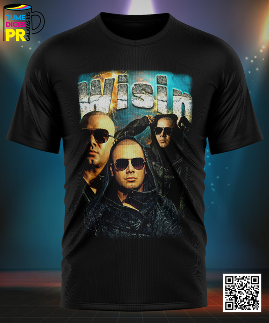 Camiseta Wisin | Algodón y poliéster | Tallas S–XL