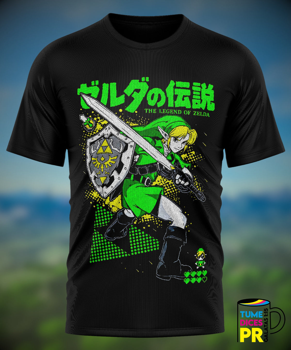 Camiseta The Legend of Zelda | Algodón y poliéster | Tallas S–XL