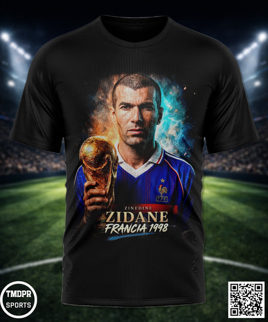 Camiseta Zidane | Algodón y poliéster | Tallas S–XL